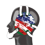 Geyi Wrestling Headgear with American Flag Decals