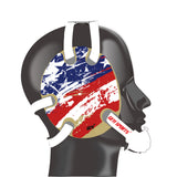 Geyi Wrestling Headgear with American Flag Decals