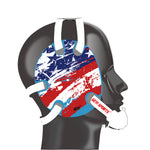 Geyi Wrestling Headgear with American Flag Decals