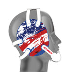 Geyi Wrestling Headgear with American Flag Decals