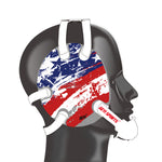 Geyi Wrestling Headgear with American Flag Decals