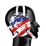 Geyi Wrestling Headgear with American Flag Decals