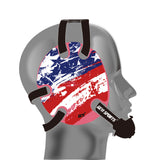 Geyi Wrestling Headgear with American Flag Decals