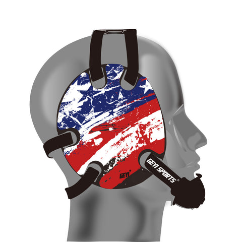 Geyi Wrestling Headgear with American Flag Decals