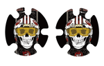 Skull headgear decals