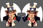 Skull headgear decals